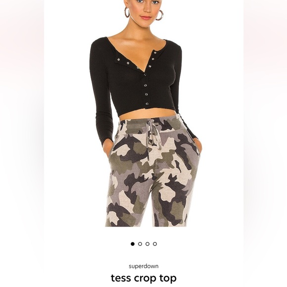 Super down Crop Top Size XS - Picture 1 of 5
